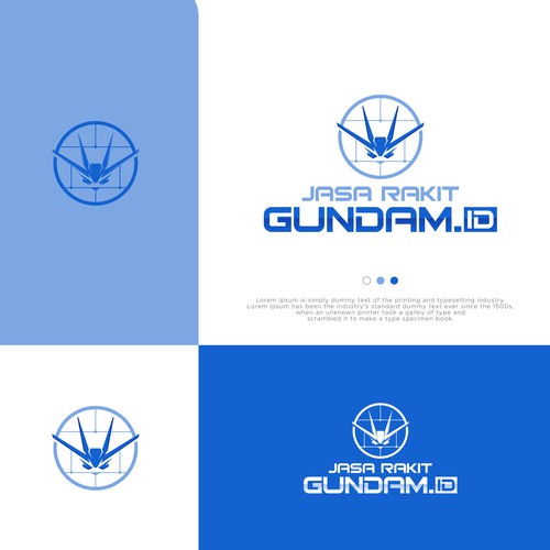 Gundam logo for my business Réalisé par youngbloods