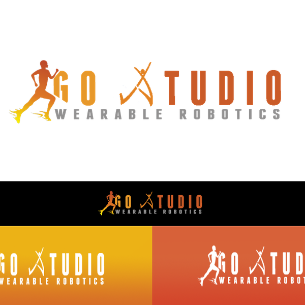 Create a cool, wearable robotics logo that helps people GO!