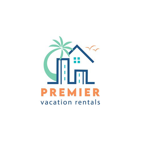 Short Term Vacation Rental Properties Logo Design by YoussefBenAmmar