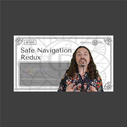 Video (YouTube etc.) Thumbnail Template for Software Development Screencast Episodes Design by ghandy ginanjar