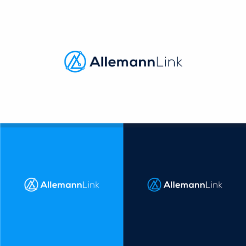 Software/Data analysis company logo embedding the letter A and L Design by colorworks™