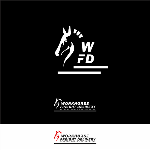 Design a flashy workhorse logo for a bright red cargo van Design by A.B.D