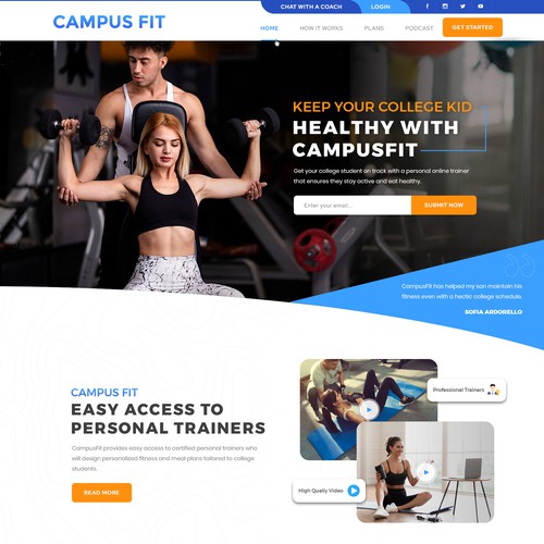 Design a Modern-Style Website with a MAIN Focus of Converting Sales for our Online Coaching Services Design by Smashing Boys