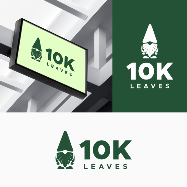 Design by MWN_13 titled "10K Leaves Brand Identity Concept"