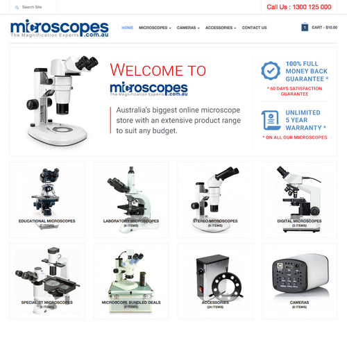 Microscopes.com.au -------------------------------------------- Banner Redesign Design by ideus