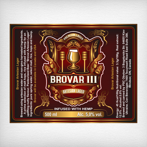 A Can of Beer infused with goodness needs a label Design by DataDesign99d