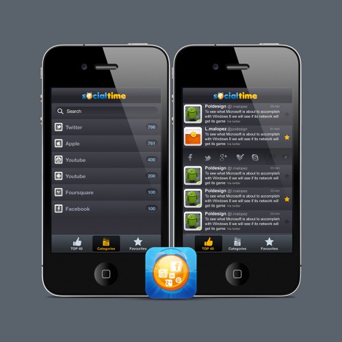 Create a winning mobile app design Ontwerp door Studio 360°