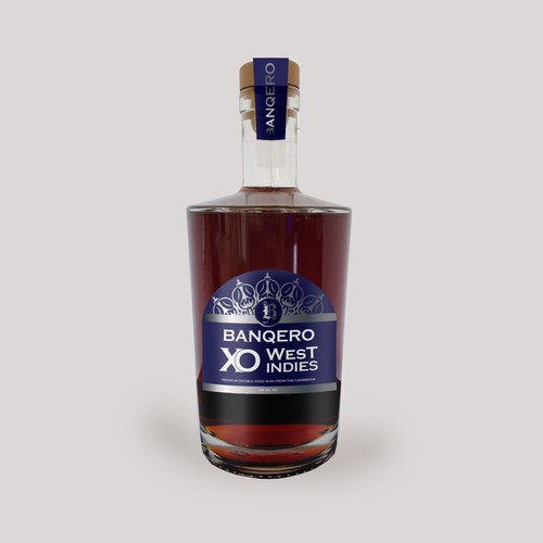 Design the labels of a whole new range of double aged RUM from the CARIBBEAN Diseño de Dimario Moretti