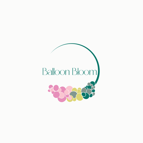 Balloon Bloom Logo Design by AnaGocheva