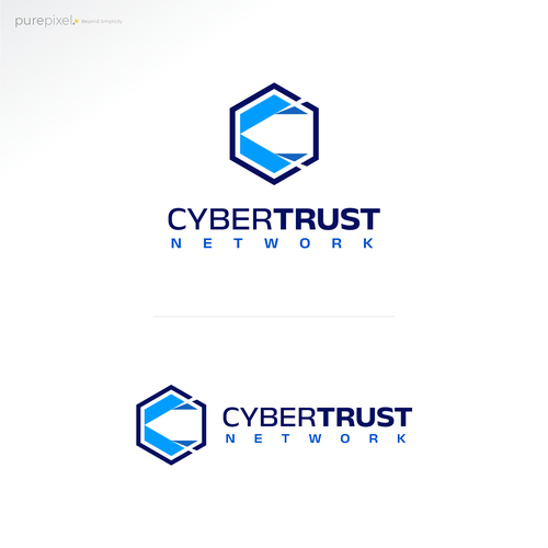 Design for the CyberTrust Network, an innovative platform designed to build trust and change lives Design by Purepixel
