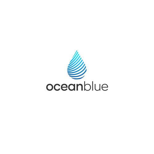 Ocean Blue is seeking new logo for its waste treatment business. Design by Dmitri Cezaro