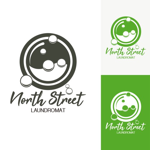 We need a powerful "Laundromat" logo Design by barreto.nieves