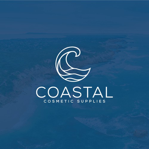 Coastal Cosmetic Supplies Logo/Branding Design by Monk Brand Design