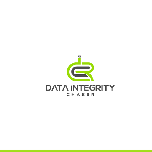 Logo: "The Pursuit of Data Integrity..." Design von Designpolicy