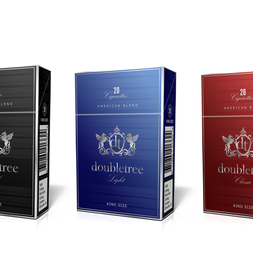 create a luxurious cigarette pack design デザイン by StudioUno
