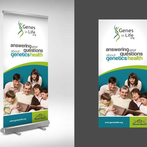 Create a conference poster for Genetic Alliance! Design by sougatacreative