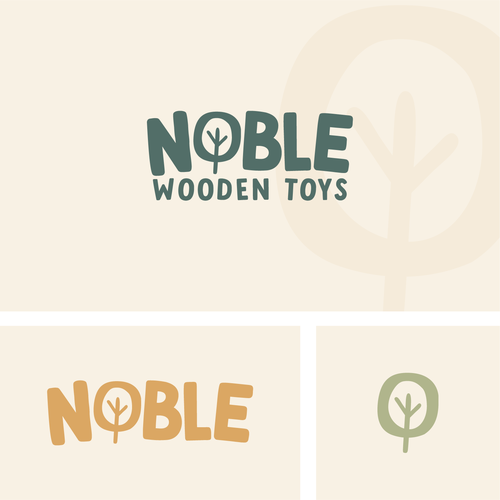 Design a playful new logo for a handmade wooden toy business Diseño de Studio Burrows