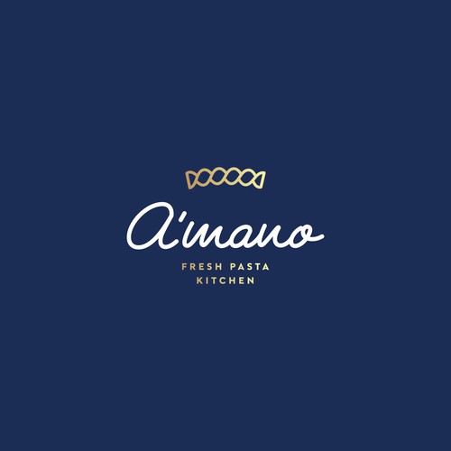 A'mano- restaurant logo design Design by Anut Bigger