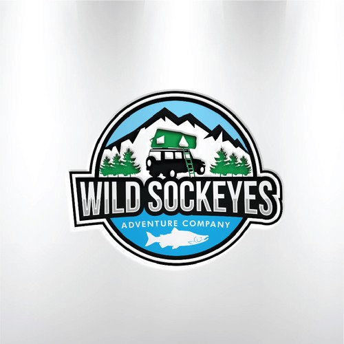 Design a logo for a rooftop tent adventure company in Alaska Design by GraphicTec