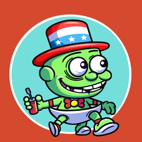 Mascot for Uranus Fudge Factory and General Store Design by Sign Relation