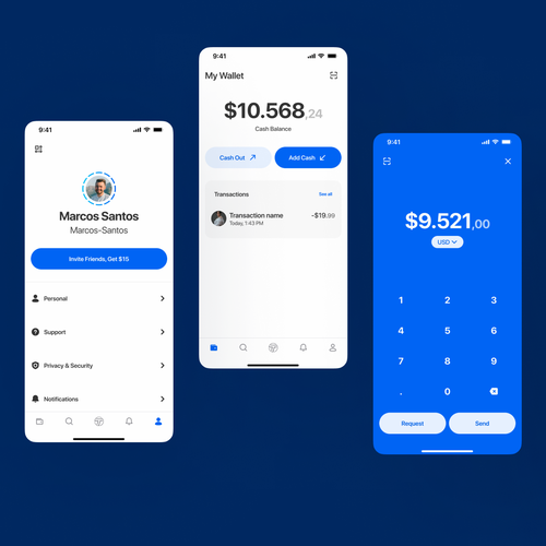 The New Cash APP Design Contest Design by Marcos-Santos
