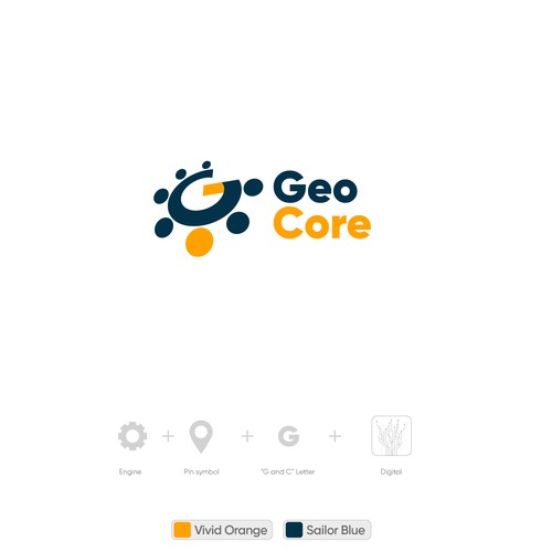 Design a logo for "GeoCore", a GIS Tool Design by nasibli