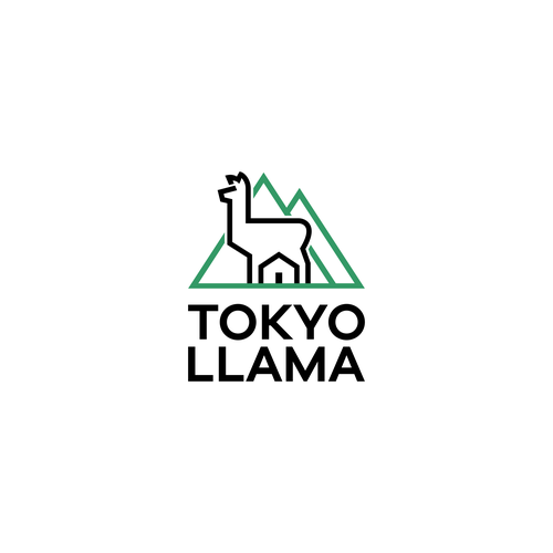 Outdoor brand logo for popular YouTube channel, Tokyo Llama Réalisé par Pixelmod™