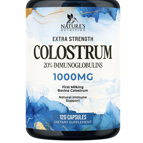 Powerful, Colostrum Design Needed for Nature's Nutrition Design by UnderTheSea™
