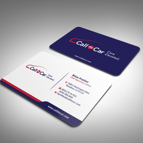 business card for Call the Car Design by expirium