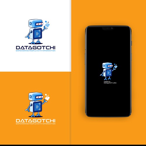 Clear, but cute, logo for a democratizing software movement Design by R O B