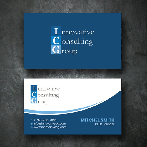 ICG Business Cards Design by Create_Point