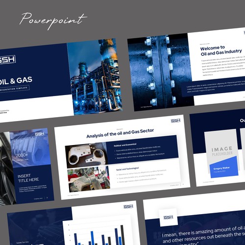 PowerPoint template contest entry by YuhuuSTD