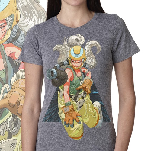Illustrate a Sci-Fi girl, take over the universe! Design by Desert Monkeys
