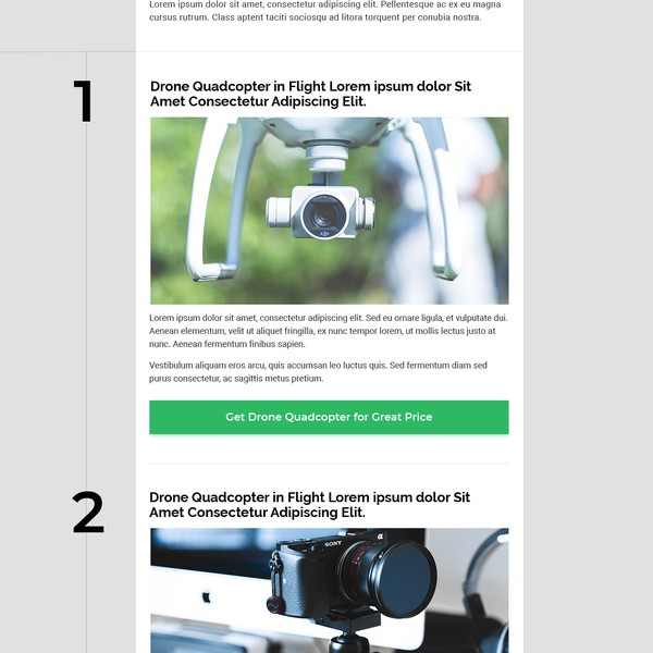 Article that lists several different gadgets for sell.