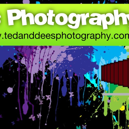 banner ad for Ted & Dees Photography Design by lukakatic