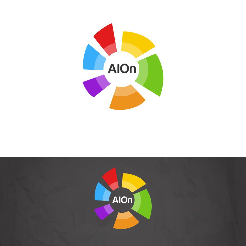 Pie chart logo with the title 'logo proposal'