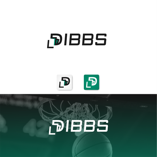Dibbs - logo for fractional sports card trading market Design by pramesgals