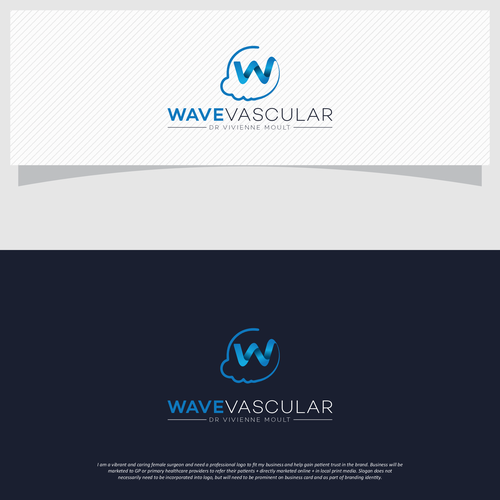 Modern and professional logo for Vascular Surgeon Design by moOks™