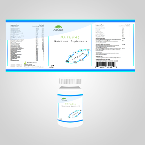 Product label contest entry by csC