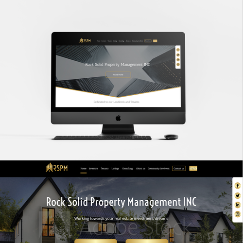 Design a Lux Property Management Website that WOWs Investors! Design by Toud 7