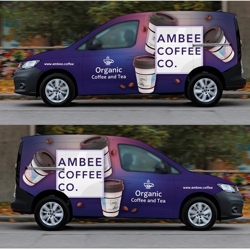 Design an Amazing truck wrap for an Emerging Organic Coffee Company Design by Iryna S