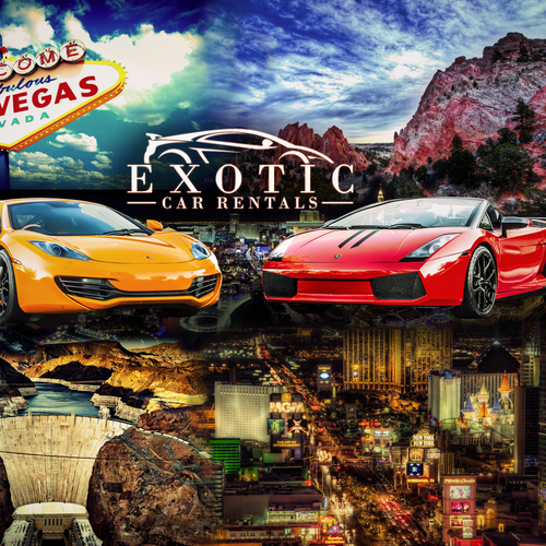 exotic car picture/destination wall poster! Design by Tia.18