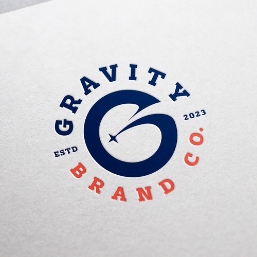Logo for Gravity Brand Co. Design by Shishko™