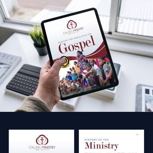 Calling Ministry image brochure Design by creatsoul