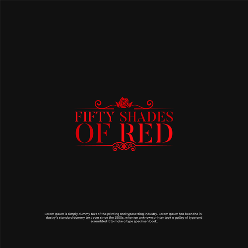 Ved lov billet risiko Logo for "50 shades of red" themed party | Logo design contest | 99designs