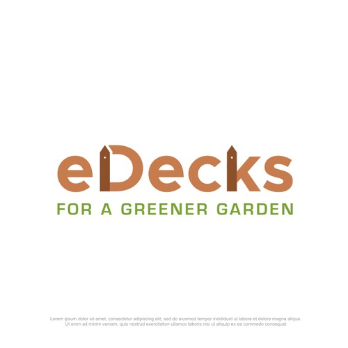 in need of powerful modern logo for nationwide decking company Design by opiq98