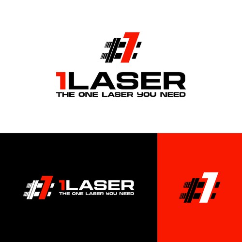 Please design the best logo for consumer laser industry for "1 Laser" Design by Rizz Visual