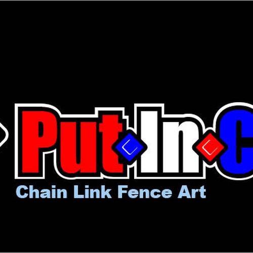 logo for PutInCups * Chain Link Fence Art Logo design contest