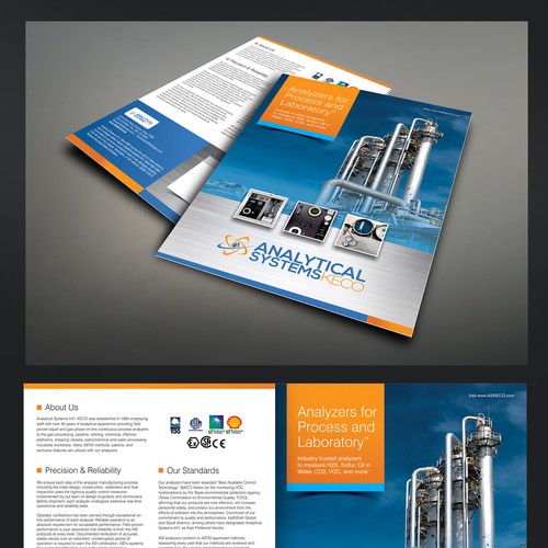 Create engaging product brochure that showcases our oil & gas products Design by Designer Amrita