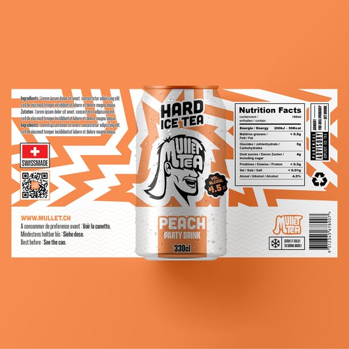 Hard Ice tea Can Design - Be Fun ! Design by Detsx Studio